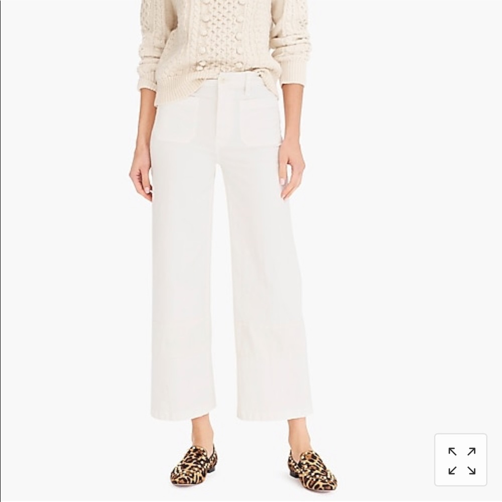 Women's Wide Leg Pants - Cream